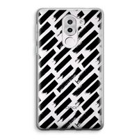 Zwarte vegen: Honor 6X Transparant Hoesje