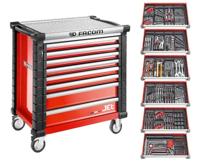 Facom JETCMM215BNL Gereedschapswagen 8 laden M4A | Foam met 6 gevulde laden | Rood - JETCMM215BNL