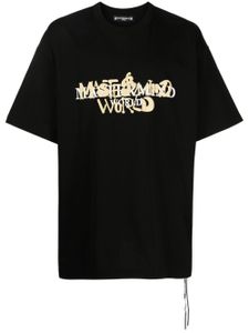 Mastermind World t-shirt en coton à logo imprimé - Noir