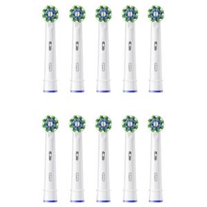 Oral-B Cross Action Opzetborstel voor elektrische tandenborstel 10 stuk(s) Wit