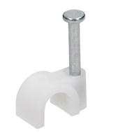 Orno Kabelclip 10mm rond wit zak(100) - 4113215