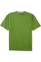 OLYMP Casual Regular Fit T-Shirt ronde hals groen, Effen