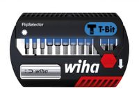 Wiha Bitset Flipselector T-bit zeskant bitjes 13-delig 41824 Wiha Bitset Flipselector T-bit zeskant bitjes 13-delig 41824