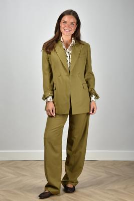 Margaux Lonnberg broek Cesare B/BR/G green