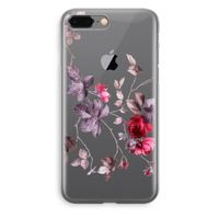 Mooie bloemen: iPhone 8 Plus Transparant Hoesje