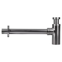 Differnz wastafel sifon design | gun metal | 300mm