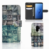 Wallet Case met Pasjes Samsung Galaxy S9 Plus Spijkerbroeken