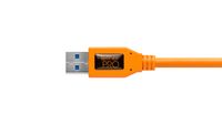 Tether Tools CUC3215-ORG USB-kabel 4,6 m USB 3.2 Gen 1 (3.1 Gen 1) USB A USB C Oranje - thumbnail