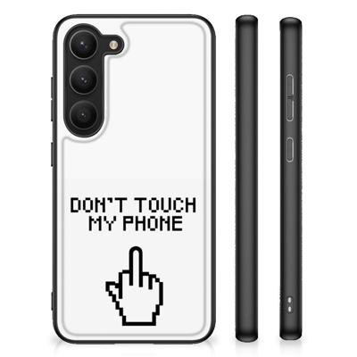 Samsung Galaxy S23 | Telefoon Hoesje | Finger Don&apos;t Touch My Phone