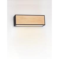 Lyora WandlampAstral antraciet met hout - 9030633