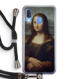 Mona Lisa: Samsung Galaxy A40 Transparant Hoesje met koord
