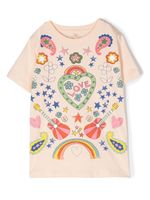 Stella McCartney Kids t-shirt à imprimé graphique - Tons neutres