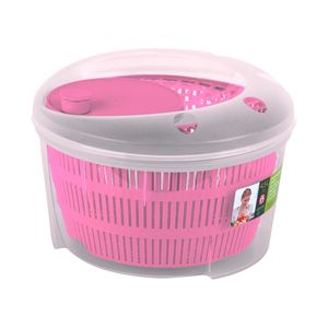 Slacentrifuge/slazwierder - roze - kunststof - 4,5 liter - D24,5 x H16