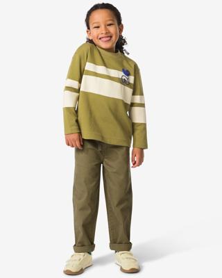 HEMA Kinderbroek regular fit olijf (olijf)