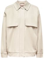 12 STOREEZ Blouse met verborgen sluiting - Beige - thumbnail