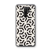 Crazy pattern: Xiaomi Redmi 9 Transparant Hoesje