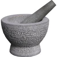 Granieten Vijzel 14.5 cm Grijs Granieten Vijzel 14.5 cm Grijs