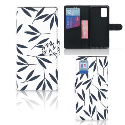 Samsung Galaxy A02s | M02s Hoesje Leaves Blue
