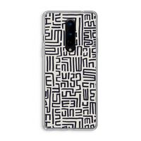 Moroccan Print: OnePlus 8 Transparant Hoesje