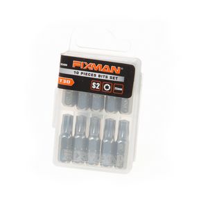 Bits 1/4" 25mm Torx T30 (set van 10)