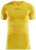 Craft 1906855 Pro Control Compression Tee Unisex - Yellow - XS