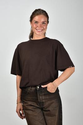 Extreme Cashmere t-shirt Rik 269 dark brown