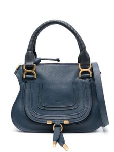 Chloé sac à main Marcie Double Carry - Bleu