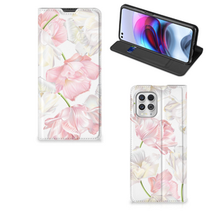 Motorola Moto G100 Smart Cover Lovely Flowers