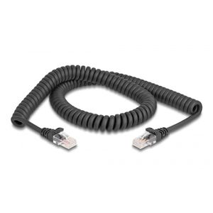 DeLOCK RJ-45 Spiraalkabel male to male Cat.5e kabel 2 meter