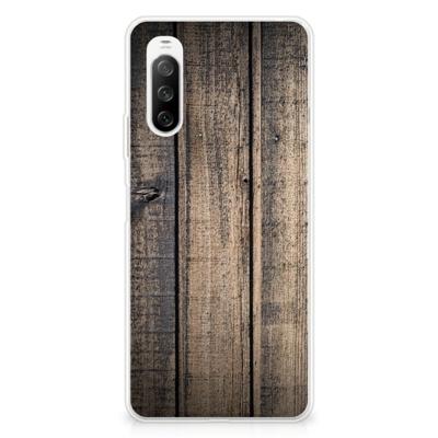 Sony Xperia 10 III | Bumper Hoesje | Steigerhout