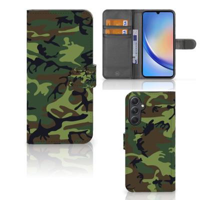 Samsung Galaxy A24 4G | Telefoon Hoesje | Army Dark