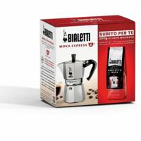 Percolator Bialetti Moka Classico Grijs 3 Koppar