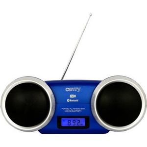 Camry CR 1139 B - Bluetooth speaker - Blauw - 2 speakers - lcd scherm