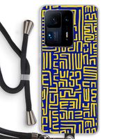 Majorelle Blue Print: Xiaomi Mi Mix 4 Transparant Hoesje met koord
