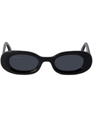Off-White Eyewear lunettes de soleil Amalfi à monture ovale - Noir