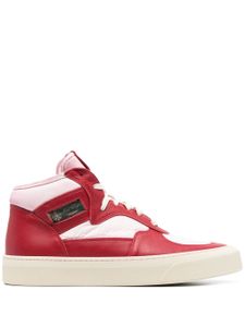 RHUDE baskets montantes Cabriolets - Rouge