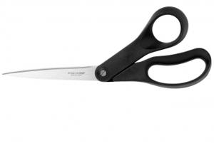 Fiskars F071719353 Kantoorschaar Rechte knip Zwart, Roestvrijstaal