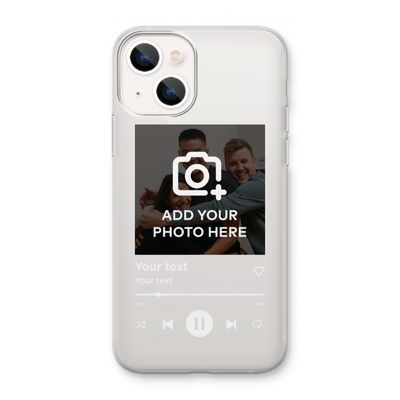 Music Player: iPhone 13 mini Transparant Hoesje