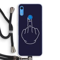 F**k U: Huawei Y6s Transparant Hoesje met koord