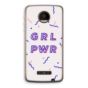 GRL PWR: Motorola Moto Z Force Transparant Hoesje