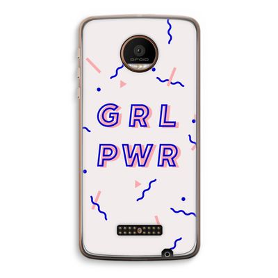 GRL PWR: Motorola Moto Z Force Transparant Hoesje