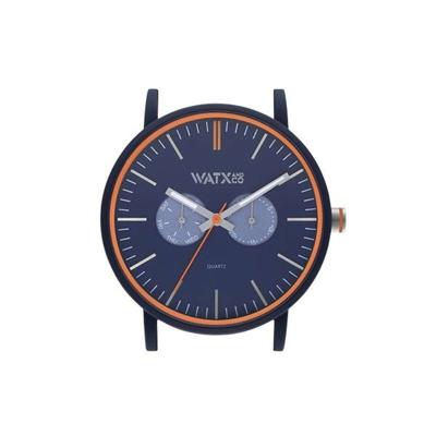 Horloge Uniseks Watx & Colors WXCA2715 Blauw (Ø 44 mm)