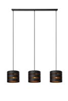 Lucide ROSAS - Hanglamp - 3xE27 - Zwart Lucide ROSAS - Hanglamp - 3xE27 - Zwart