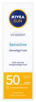 Nivea Sun Face Sensitive Gezichtszonnecrème SPF50 - thumbnail