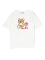 Moschino Kids t-shirt à motif Teddy Bear - Blanc - thumbnail