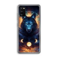 Wolf Dreamcatcher: Samsung Galaxy A41 Transparant Hoesje Wolf Dreamcatcher: Samsung Galaxy A41 Transparant Hoesje