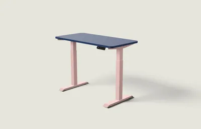 Desktronic HomeOne bureau Zachtroze / Diepblauw / 120x60 cm