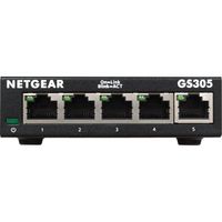 NETGEAR GS305 Unmanaged L2 Gigabit Ethernet (10/100/1000) Zwart - thumbnail