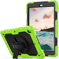 Casecentive Handstrap Pro Hardcase with handstrap iPad Air 2 groen - 8720153794954 - thumbnail