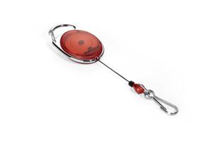 Durable 832703 Accessoire voor identiteits badgehouder Badgehouder met trekkoord Rood, Zilver 1 stuk(s)